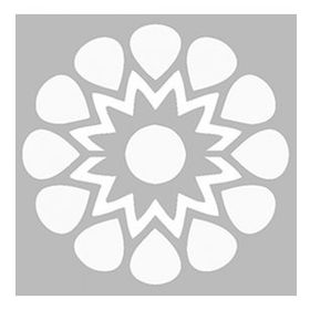 Artikel Basit Mandala 30x30 cm Fayans Mobilya Duvar Stencil Boyama Şablonu