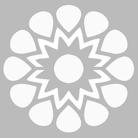 Artikel Basit Mandala 30x30 cm Fayans Mobilya Duvar Stencil Boyama Şablonu