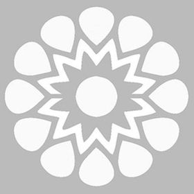 Artikel Basit Mandala 30x30 cm Fayans Mobilya Duvar Stencil Boyama Şablonu