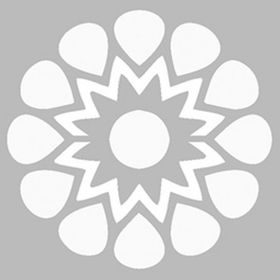 Artikel Basit Mandala 30x30 cm Fayans Mobilya Duvar Stencil Boyama Şablonu