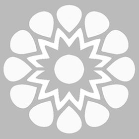 Artikel Basit Mandala 30x30 cm Fayans Mobilya Duvar Stencil Boyama Şablonu
