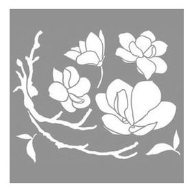 Artikel Bloom Branch Stencil Boyama Şablonu