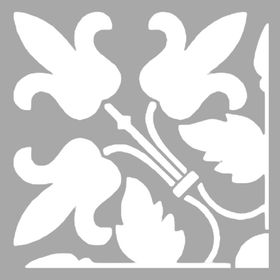Artikel Buket Çiçek Motif Stencil Boyama Şablonu