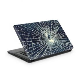 Artikel Çatlamış Cam Notebook Sticker