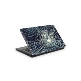 Artikel Çatlamış Cam Notebook Sticker