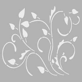 Artikel Çiçek Deseni Stencil Boyama Şablonu