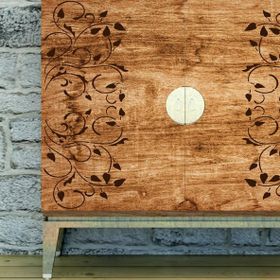 Artikel Çiçek Deseni Stencil Boyama Şablonu