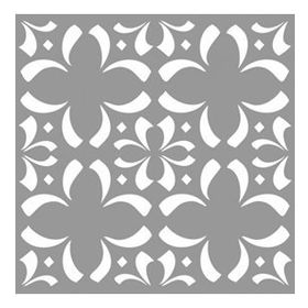Artikel Çiçek Karo Desen Stencil Boyama şablonu 30x30 cm Duvar Stencil