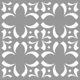 Artikel Çiçek Karo Desen Stencil Boyama şablonu 30x30 cm Duvar Stencil