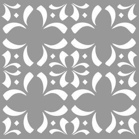 Artikel Çiçek Karo Desen Stencil Boyama şablonu 30x30 cm Duvar Stencil
