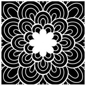 Artikel Çiçek Mandala Stencil Boyama şablonu 30x30 cm Duvar Stencil