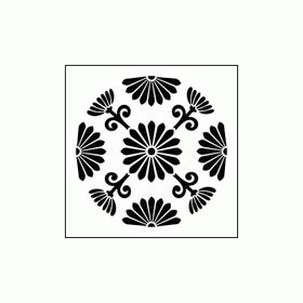 Artikel Çiçek Motif Stencil Boyama şablonu 30x30 cm Duvar Stencil