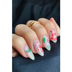 Artikel Çiçekler 2 Nail Art Tırnak Sticker