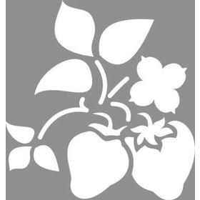 Artikel Çilek Bitki Stencil Boyama şablonu 30x30 cm Duvar Stencil