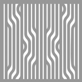 Artikel Çizgi İlüstrasyon Stencil Boyama şablonu 30x30 cm Duvar Stencil