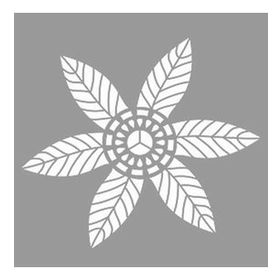 Artikel Çizgili Çiçek Stencil Boyama şablonu 30x30 cm Duvar Stencil