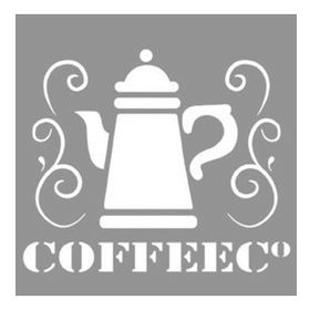 Artikel Coffee 3 Stencil Boyama Şablonu