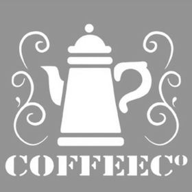 Artikel Coffee 3 Stencil Boyama Şablonu