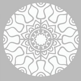 Artikel Dairesel Mandala Stencil Boyama Şablonu