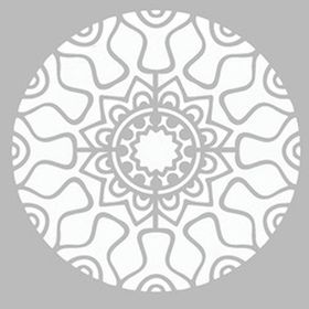 Artikel Dairesel Mandala Stencil Boyama Şablonu