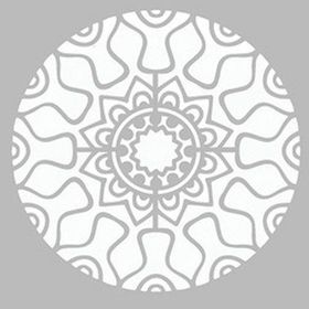 Artikel Dairesel Mandala Stencil Boyama Şablonu
