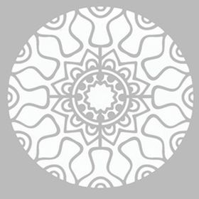 Artikel Dairesel Mandala Stencil Boyama Şablonu
