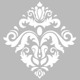 Artikel Damask 11 30x30 cm Duvar Fayans Mobilya Stencil Boyama Şablonu