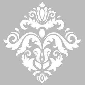 Artikel Damask 11 30x30 cm Duvar Fayans Mobilya Stencil Boyama Şablonu