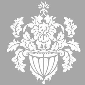 Artikel Damask 14 30x30 cm Duvar Fayans Mobilya Stencil Boyama Şablonu