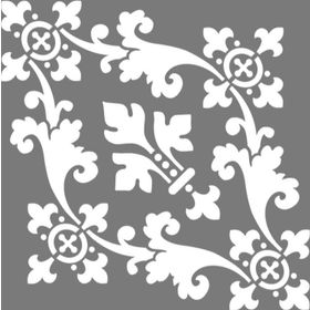 Artikel Damask 16 30x30 cm Duvar Fayans Mobilya Stencil Boyama Şablonu