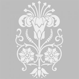 Artikel Damask 23 30x30 cm Duvar Fayans Mobilya Stencil Boyama Şablonu