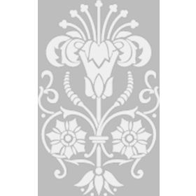 Artikel Damask 23 30x30 cm Duvar Fayans Mobilya Stencil Boyama Şablonu
