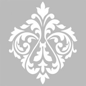Artikel Damask 5 30x30 cm Duvar Fayans Mobilya Stencil Boyama Şablonu
