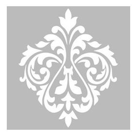 Artikel Damask 5 30x30 cm Duvar Fayans Mobilya Stencil Boyama Şablonu