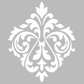 Artikel Damask 5 30x30 cm Duvar Fayans Mobilya Stencil Boyama Şablonu
