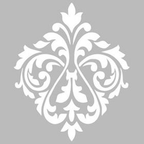 Artikel Damask 5 30x30 cm Duvar Fayans Mobilya Stencil Boyama Şablonu