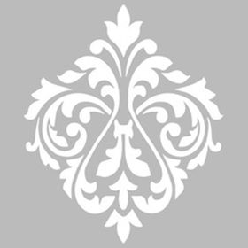 Artikel Damask 5 30x30 cm Duvar Fayans Mobilya Stencil Boyama Şablonu