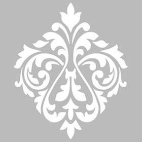 Artikel Damask 5 30x30 cm Duvar Fayans Mobilya Stencil Boyama Şablonu