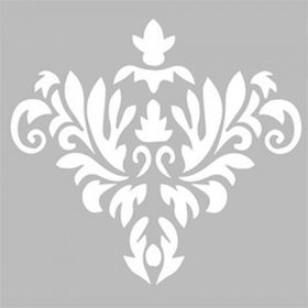 Artikel Damask 9 30x30 cm Duvar Fayans Mobilya Stencil Boyama Şablonu