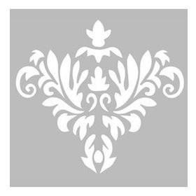 Artikel Damask 9 30x30 cm Duvar Fayans Mobilya Stencil Boyama Şablonu