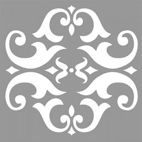 Artikel Damask Apparat 30x30 cm Duvar Fayans Mobilya Stencil Boyama Şablonu