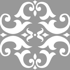 Artikel Damask Apparat 30x30 cm Duvar Fayans Mobilya Stencil Boyama Şablonu