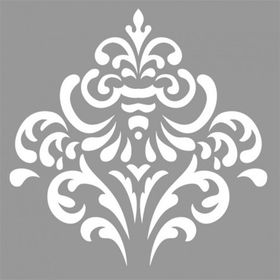 Artikel Damask Azelea 30x30 cm Duvar Fayans Mobilya Stencil Boyama Şablonu