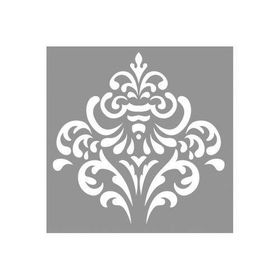 Artikel Damask Azelea 30x30 cm Duvar Fayans Mobilya Stencil Boyama Şablonu