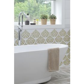 Artikel Damask Azelea 30x30 cm Duvar Fayans Mobilya Stencil Boyama Şablonu