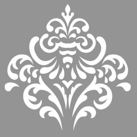 Artikel Damask Azelea 30x30 cm Duvar Fayans Mobilya Stencil Boyama Şablonu