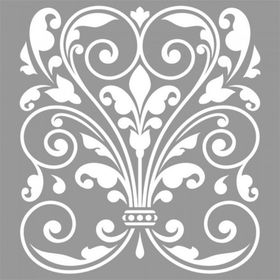 Artikel Damask Camellia 30x30 cm Duvar Fayans Mobilya Stencil Boyama Şablonu