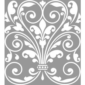 Artikel Damask Camellia 30x30 cm Duvar Fayans Mobilya Stencil Boyama Şablonu
