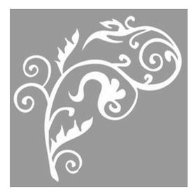 Artikel Damask Dal 30x30 cm Duvar Fayans Mobilya Stencil Boyama Şablonu
