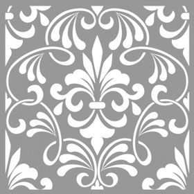 Artikel Damla Desenler 30x30 cm Duvar Fayans Mobilya Stencil Boyama Şablonu